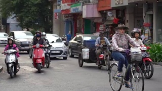 4k越南西贡(胡志明市)道路交通电影视频素材模板下载