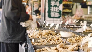 传统的台湾街头小吃。视频素材模板下载