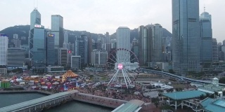 香港海港鸟瞰图
