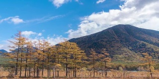 延时:尖原观景台上日航枥木日本