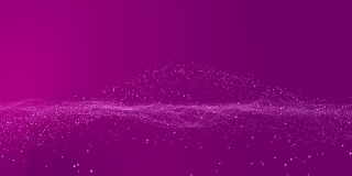 动画的运动背景，粉色或紫色的背景是白色的小颗粒，形状像星星，像波浪一样四处漂浮。在背景上展开。