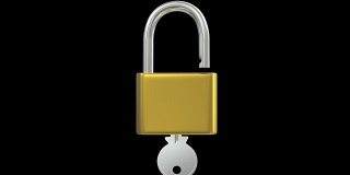 挂锁开锁锁钥匙安全安全保护破解密码4k