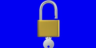 挂锁开锁锁钥匙安全安全保护破解密码4k