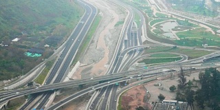 智利圣地亚哥多车道高速公路收费公路地下立交桥