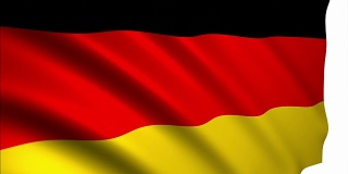 3D渲染德国国旗