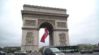 法国巴黎凯旋门视频素材模板下载