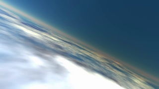 地球大气层无缝环视频素材模板下载