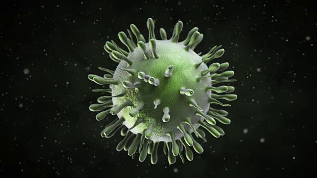 H1N1病毒的3D动画