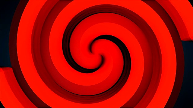 催眠螺旋旋转的抽象背景。螺旋致幻漩涡隧道背景