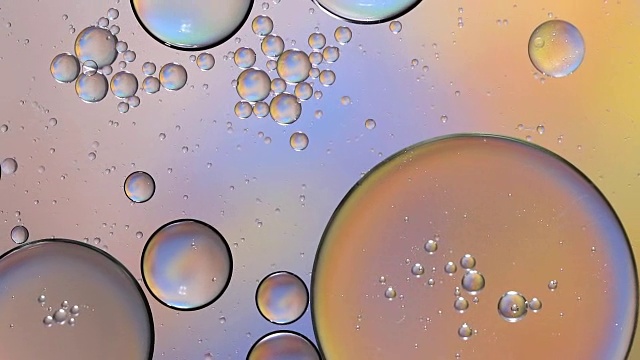 多色泡泡水抽象背景