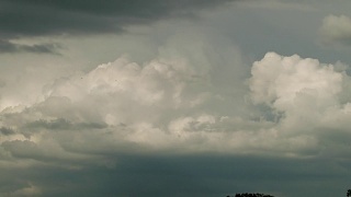 延时:暴风雨云在戏剧性的天空视频素材模板下载