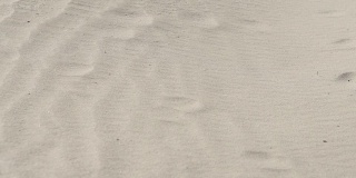 细白的纯沙。特写镜头