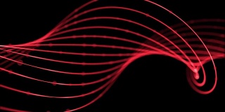 Abstract wave motion background elegant twist red