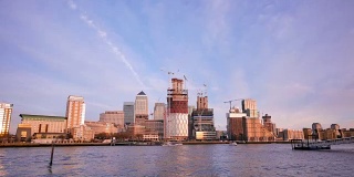 英国伦敦4K摩天楼办公商务大楼-延时