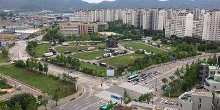 韩国杨州的延时交通