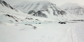 令人惊叹的北极冰漠景观。