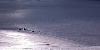 令人惊叹的北极冰漠景观。