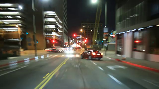 4K - Hyperlapse POV驾驶通过洛杉矶隧道