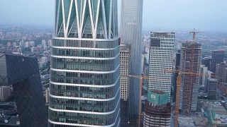 北京，中国- 2018年5月9日:北京商业大厦，中央电视台，CBD，设计与建筑视频素材模板下载