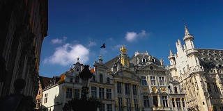 比利时布鲁塞尔的大广场市政厅。