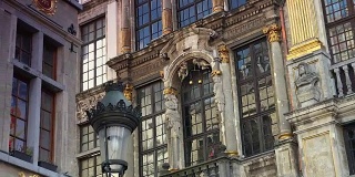 比利时布鲁塞尔的大广场市政厅。