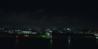 巴哈马拿骚的夜景