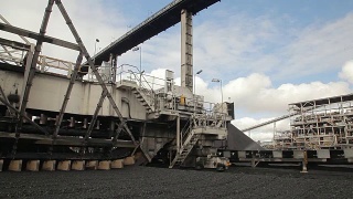 煤矿输送机视频素材模板下载