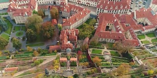 布拉格全景，俯瞰布拉格的城市景观，布拉格老城区，布拉格城堡和伏尔塔瓦河，捷克共和国，布拉格