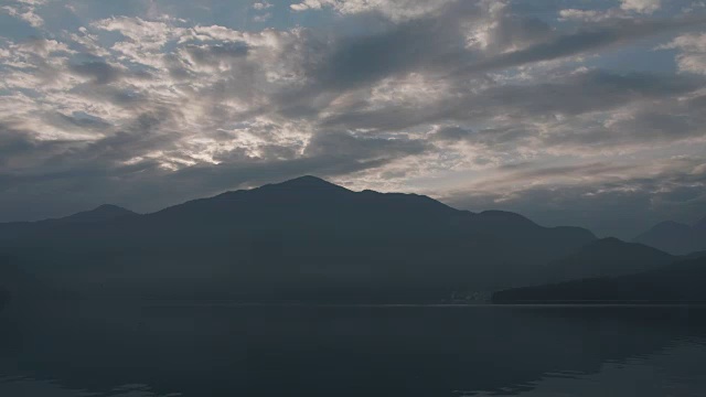 日月潭国家风景名胜区延时拍摄