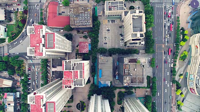 住宅建筑鸟瞰图