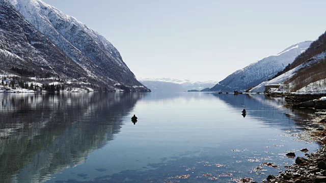 挪威的风景和景观:索格尼峡湾地区