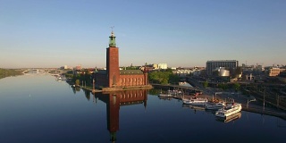 斯德哥尔摩市鸟瞰图