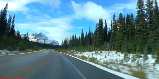 冰原大道。贾斯珀国家公园,加拿大