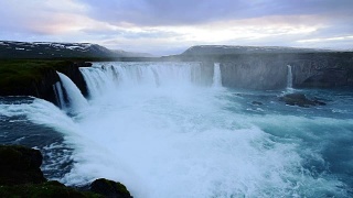 冰岛强大的塞尔福斯瀑布视频素材模板下载