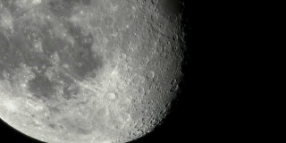 月亮与陨石坑