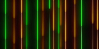 许多垂直霓虹照明线，抽象的电脑生成背景，3D渲染