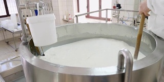 奶酪制造厂:混合牛奶