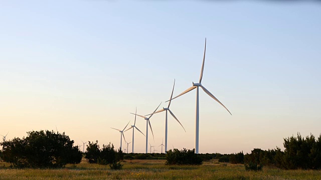 德克萨斯州阿比林附近的风力涡轮机