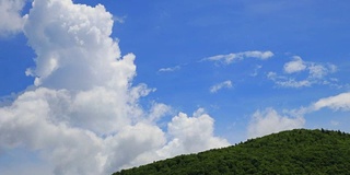 法国比利牛斯山积雨云的时间周期