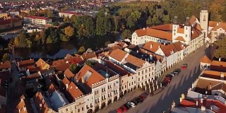 捷克共和国摩拉维亚南部的Telc古城