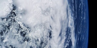 飓风风暴卫星图。