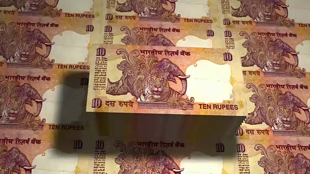 10卢比，印度的纸币