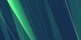 抽象绿色多边形网线云动画背景新质量动态技术运动丰富多彩的视频素材