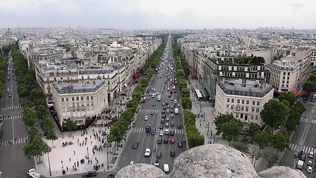 大道园路-É里斯é,视图从Arc de Triomphe