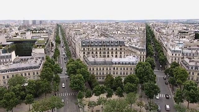 大道园路-É里斯é,视图从Arc de Triomphe