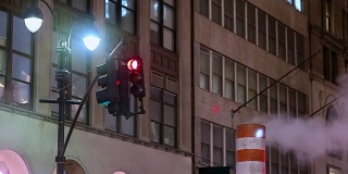 纽约市的交通信号灯
