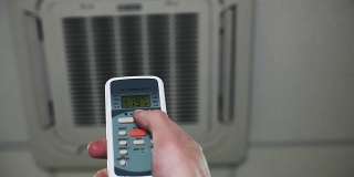 空调房间温度变化与远程控制。