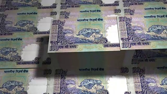 100卢比，印度的纸币