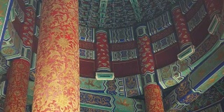 北京天坛屋顶内部