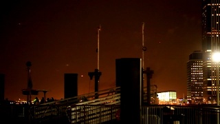 纽约烟花之夜视频素材模板下载
